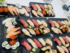 横浜市お誕生日寿司パーティー